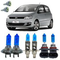 Kit Lampadas Super Branca 8500k Fox 2010 Em Diante + Led T10