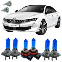 Kit Lampadas Super Branca 8500k Peugeot 508 Todos + Led T10 Kit Lampadas Super Branca 8500k Peugeot 508 Todos + Led T10