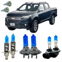 Kit Lampadas Super Branca 8500k S10 2017 Em Diante + Led T10 Kit Lampadas Super Branca 8500k S10 2017 Em Diante + Led T10