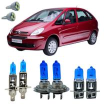 Kit Lampadas Super Branca 8500k Xsara 1997 A 2000 + Led T10