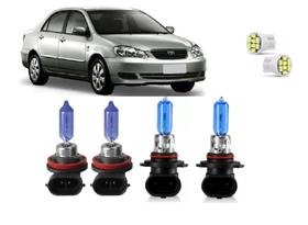 Kit Lampadas Super Branca Corolla 2003 2004 2005 2006 2007 Kit Lampadas Super Branca Corolla 2003 2004 2005 2006 2007