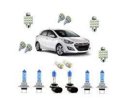 Kit Lâmpadas Super Branca E Led'S Hyundai I30 2013 Á 2016