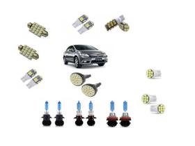 Kit Lampadas Super Branca Farol/milha + Led Civic 2013/2014 Kit Lampadas Super Branca Farol/milha + Led Civic 2013/2014