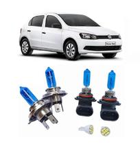 Kit Lampadas Super Branca Gol G5 2008 Até 2014 Farol Simples
