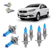 Kit Lâmpadas Super Branca Grand Siena Efeito Xenon Kit Lâmpadas Super Branca Grand Siena Efeito Xenon