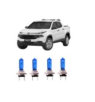 Kit Lâmpadas Super Branca H7 H7 Farol Alto Baixo Fiat Toro Kit Lâmpadas Super Branca H7 H7 Farol Alto Baixo Fiat Toro