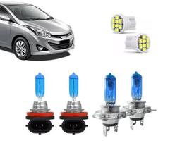 Kit Lampadas Super Branca Hyundai Hb20 H20s Hb20x TODOS