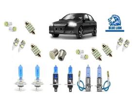 Kit Lâmpadas Super Branca + Led Astra Teto/farol/placa/ré