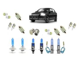 Kit Lâmpadas Super Branca + Led Astra Teto/Farol/Placa/Ré Kit Lâmpadas Super Branca + Led Astra Teto/Farol/Placa/Ré