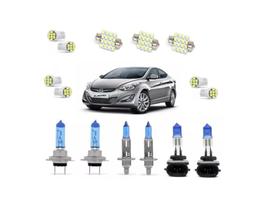 Kit Lâmpadas Super Branca + Led Elantra 2011 2012 2013