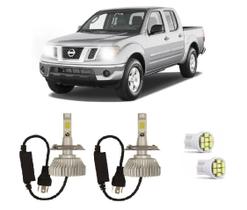 Kit Lâmpadas Super Led Farol Alto Baixo Frontier 2008 à 2015 Kit Lâmpadas Super Led Farol Alto Baixo Frontier 2008 à 2015