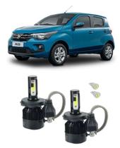 Kit Lampadas Super Led Farol Alto E Baixo Fiat Mobi H4 Kit Lampadas Super Led Farol Alto E Baixo Fiat Mobi H4