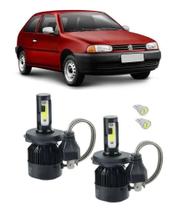 Kit Lampadas Super Led Farol Alto E Baixo H4 Volks Gol G2 Kit Lampadas Super Led Farol Alto E Baixo H4 Volks Gol G2