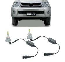 Kit Lâmpadas Super Led Farol De Milha Hilux Sw4 2006 À 2012