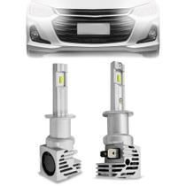 Kit Lâmpadas Super LED H1 6000k 18000lm Chip Zes Canbus 35w