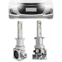 Kit Lâmpadas Super LED H1 6000k 18000lm Chip Zes Canbus 35w