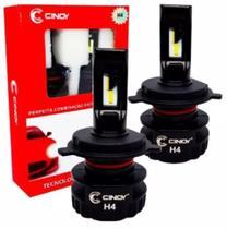 Kit lâmpadas super led plus cinoy h4 6000 lumens 6500k Kit lâmpadas super led plus cinoy h4 6000 lumens 6500k