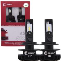 Kit lâmpadas super led plus h7 6500k 12v 24v 16w 4400 lúmens