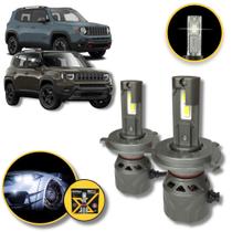 Kit Lampadas Super Led S17X H4 Jeep Renegade Farol Baixo Alto Kit Lampadas Super Led S17X H4 Jeep Renegade Farol Baixo Alto