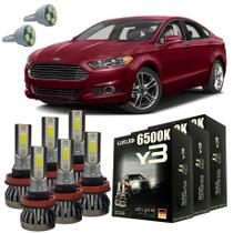 Kit Lâmpadas Super Led Y3 Ford Fusion 2006 A 2016 + T10