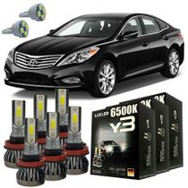 Kit Lâmpadas Super Led Y3 Hyundai Azera 2012 A 2017 + T10 Kit Lâmpadas Super Led Y3 Hyundai Azera 2012 A 2017 + T10