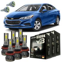 Kit Lâmpadas Super Led Y3 Mini GM Cruze 17 Em Diante + T10