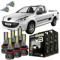 Kit Lâmpadas Super Led Y3 Peugeot Hoggar Todos + Pingo T10