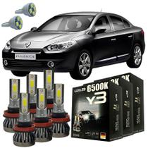 Kit Lâmpadas Super Led Y3 Renault Fluence 2011 Em Diante T10 Kit Lâmpadas Super Led Y3 Renault Fluence 2011 Em Diante T10