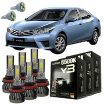 Kit Lâmpadas Super Led Y3 Toyota Corolla 2015 A 2017 + T10