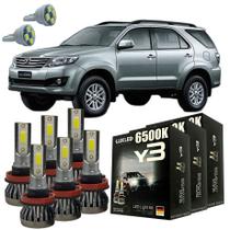 Kit Lâmpadas Super Led Y3 Toyota Hilux SW4 2009 A 2016 + T10
