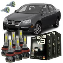 Kit Lâmpadas Super Led Y3 VW Jetta 2007 Em Diante + T10