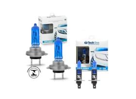 Kit Lâmpadas Techone Super Branca H7 + H1 Efeito Xenon 8500K Kit Lâmpadas Techone Super Branca H7 + H1 Efeito Xenon 8500K