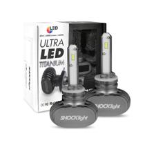 Kit Lâmpadas Ultra LED H27 Titanium 6000k Lumens 50w 12v Kit Lâmpadas Ultra LED H27 Titanium 6000k Lumens 50w 12v