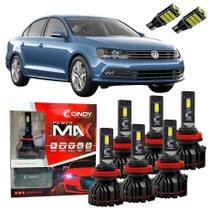 Kit Lâmpadas Ultra Led Power Max VW Jetta 2007 Em Diante