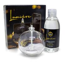 Kit Lamparina Decorativa Bola 100ml + Fluido Velas Bistrot Kit Lamparina Decorativa Bola 100ml + Fluido Velas Bistrot