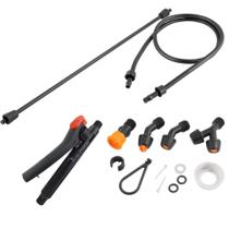 Kit Lança gatilho mangueira e 4 Bico e Reparos 15l 16l 18l 20l Multi marcas