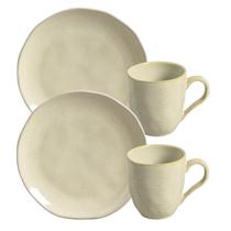 Kit Lanche 04 Peças Orgânico Shiny Porto Brasil