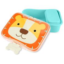 Kit lanche (2 potes) zoo leao - skip hop