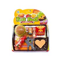 Kit Lanche Fast Food Delicacy 10 Peças N244117-2 - Quanhe