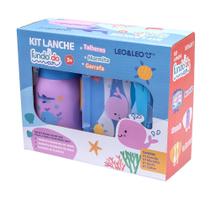 Kit Lanche Fundo do Mar - Leo&Leo Kit Lanche Fundo do Mar - Leo&Leo