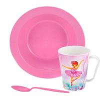 Kit lanche infantil kozi aranha ou fada kozi plast