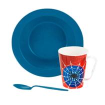 Kit lanche infantil kozi aranha ou fada kozi plast