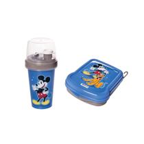 Kit lanche infantil sanduicheira mini shakeira mickey plasutil