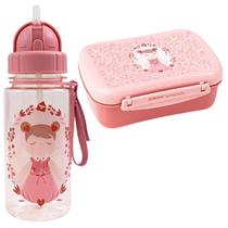 Kit lanche pote e garrafa infantil angela fada mia metoo - bup baby