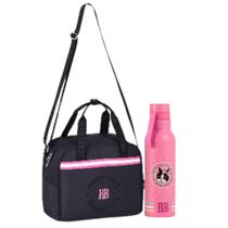 Kit Lancheira Garrafa Térmica RS Youtuber Rebecca Bonbon