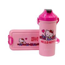 Kit Lancheira Marmita Infantil Talher e Garrafa Hello Kitty