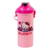Kit Lancheira Marmita Talher E Garrafa Agua Infantil Escolar Hello Kitty