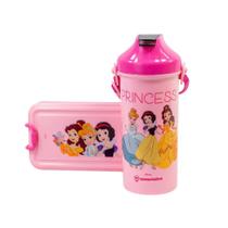 Kit Lancheira Marmita Talher e Garrafa Princesas Disney - Zona Criativa