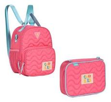 Kit Lancheira Mini + Estojo Box Luluca Pastel Original Clio