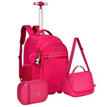 Kit Lancheira Mochila de Rodinha Estojo Rebecca Bonbon 2025 Kit Lancheira Mochila de Rodinha Estojo Rebecca Bonbon 2025